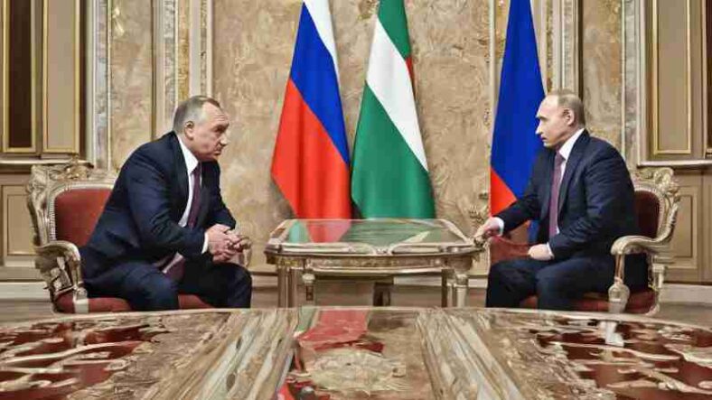 Hungarian Prime Minister Viktor Orbán's Peace Mission: Meeting with Putin Amidst EU Criticism, Concept art for illustrative purpose, tags: mit - Monok